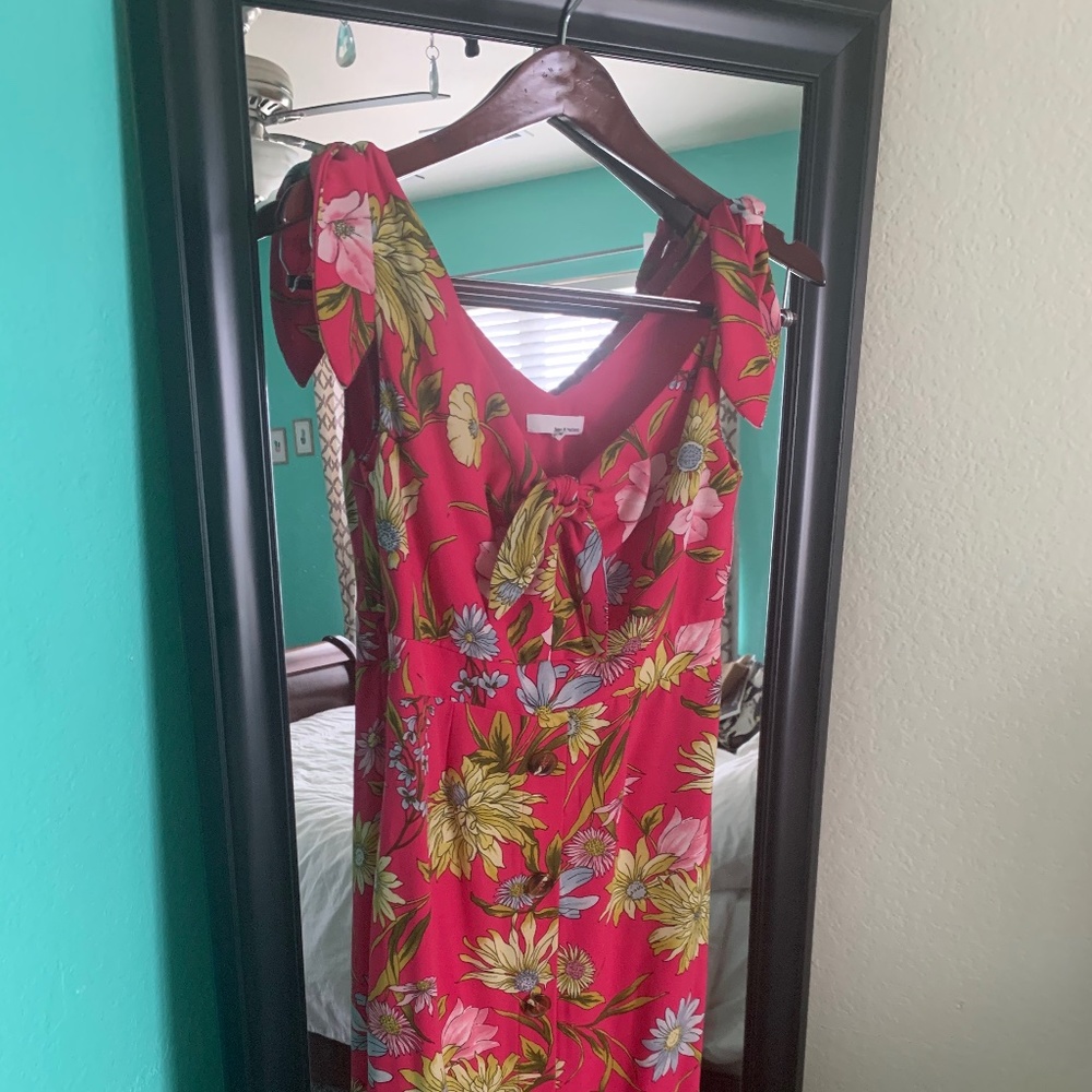Summer dress pink size S